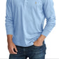 Polo Ralph Lauren Men's Classic Fit Long Sleeve Soft Cotton Polo Blue Size Large