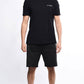 Polo Ralph Lauren Men's Flat Front Pique Shorts In Polo Shirt Black Size Large
