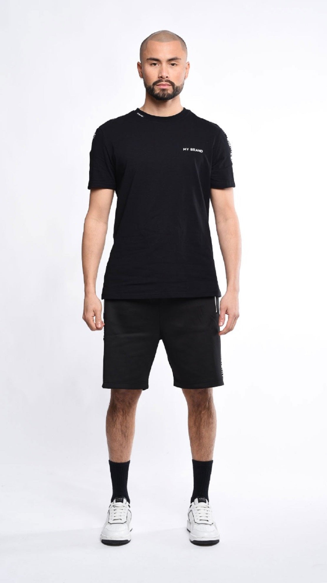 Polo Ralph Lauren Men's Flat Front Pique Shorts In Polo Shirt Black Size Large