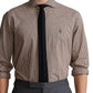Ralph Lauren Men's Classic Fit Plaid Twill Longsleeve Woven Shirt Brown Size L