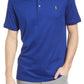 Polo Ralph Lauren Men's Solid Cotton Polo Shirt Blue Size X-Large
