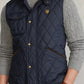 Polo Ralph Lauren Men's Water Repellent Quilted Vest Blue Size X-Small