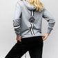 Fever Women's Reneu Earth Zip Up Hoodie Gray Size Large