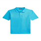 Ralph Lauren Kid's Cotton Mesh Polo Shirt Blue Size Small