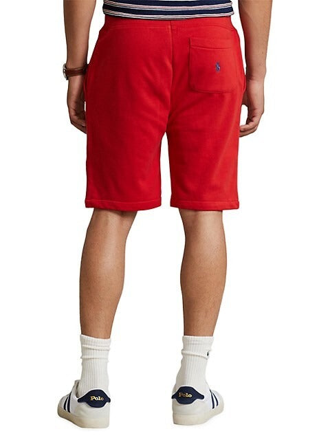 Polo Ralph Lauren Men's Magic Fleece Athletic Shorts Red Size Large