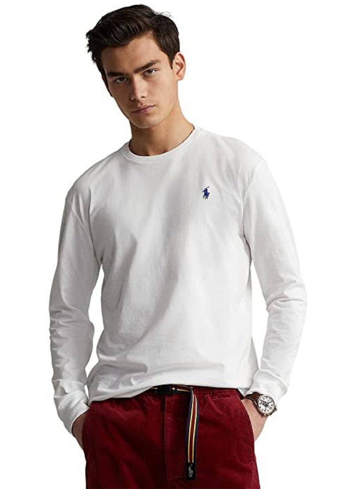 Polo Ralph Lauren Men's Classic Fit Polo Pony Jersey T-Shirt White Size XX-Large