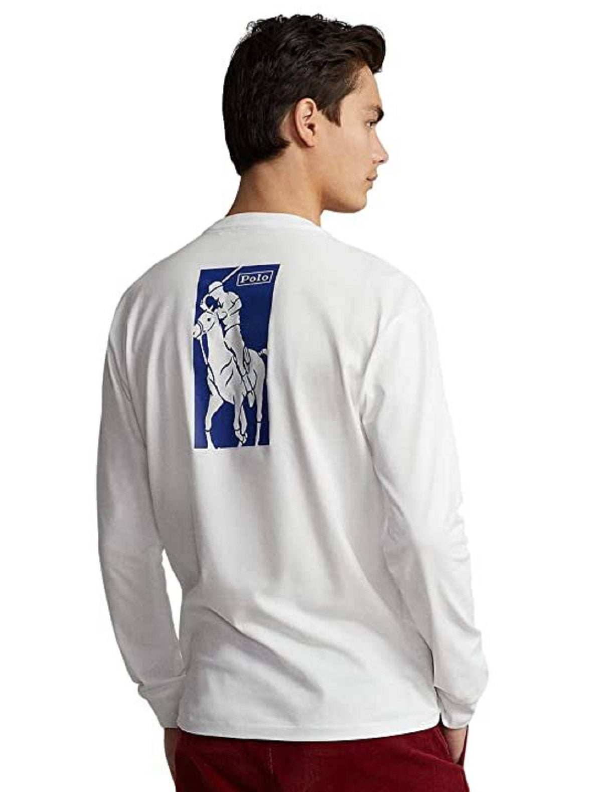Polo Ralph Lauren Men's Classic Fit Polo Pony Jersey T-Shirt White Size XX-Large