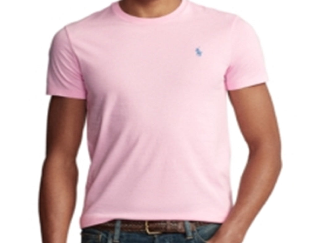 Polo Ralph Lauren Men's Classic Fit Jersey T-Shirt Pink Size Large