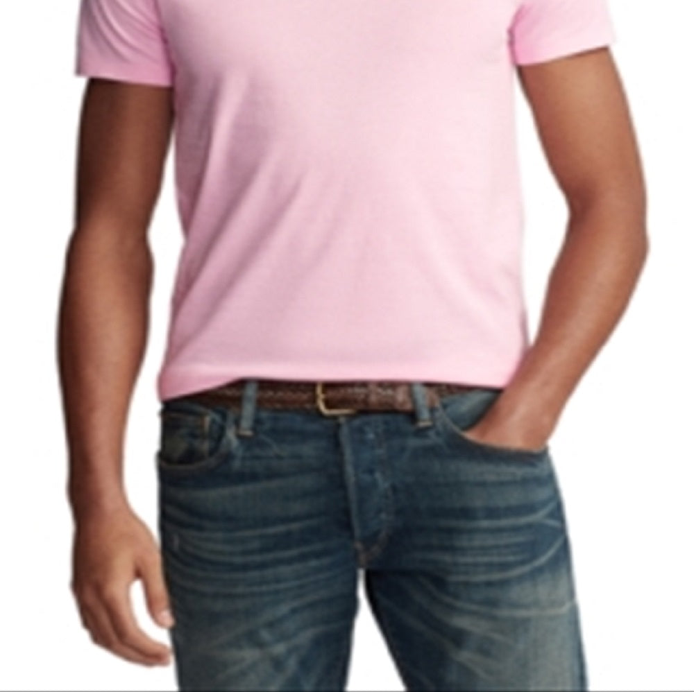 Polo Ralph Lauren Men's Classic Fit Jersey T-Shirt Pink Size Large