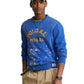 Polo Ralph Lauren Logo Fleece Sweatshirt Blue Size 2XL
