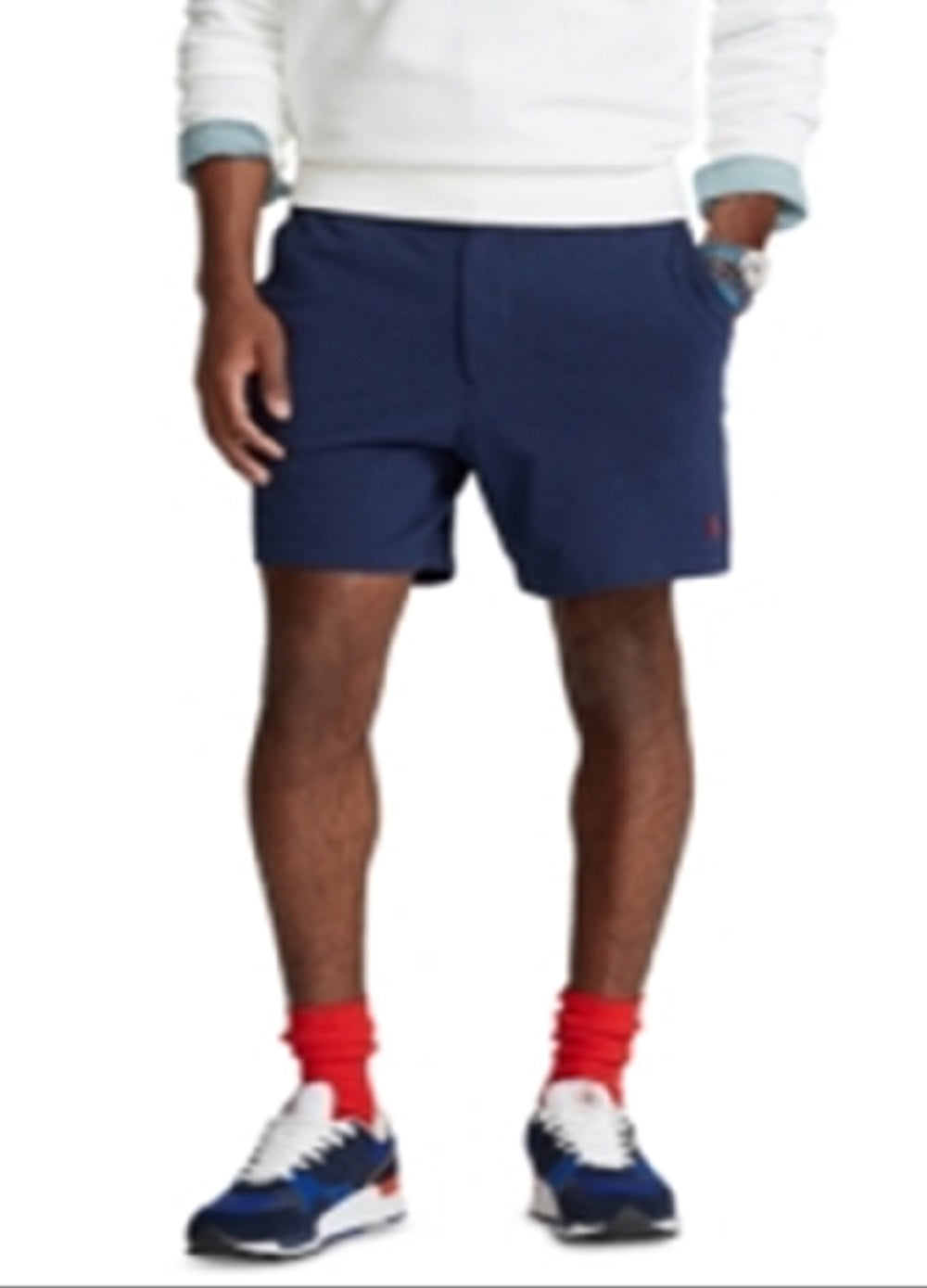 Polo Ralph Lauren Men's Flat Front Shorts Blue Size XX-Large