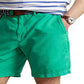 Polo Ralph Lauren Men's Cotton Linen Shorts Green Size 38