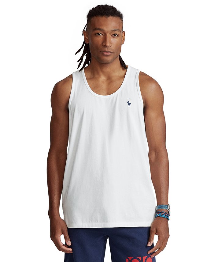 Polo Ralph Lauren Men's Washed Jersey Tank White Size L
