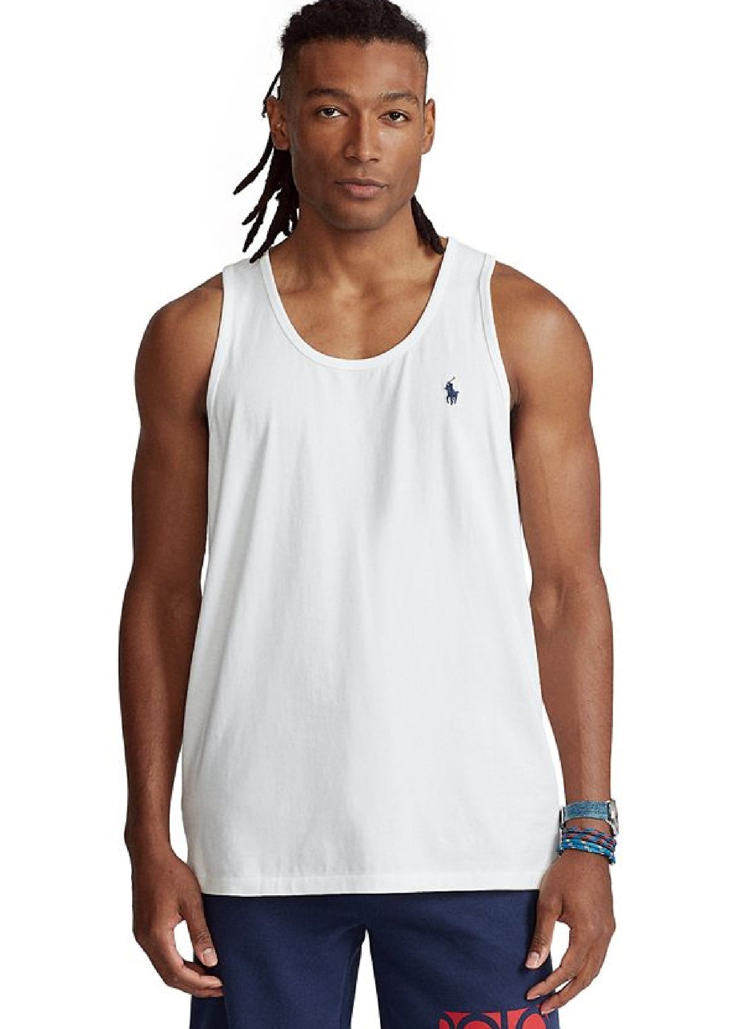 Polo Ralph Lauren Men's Washed Jersey Tank White Size Small
