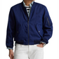 Polo Ralph Lauren Men's Stretch Full Zip Bomber Jacket Blue Size Large