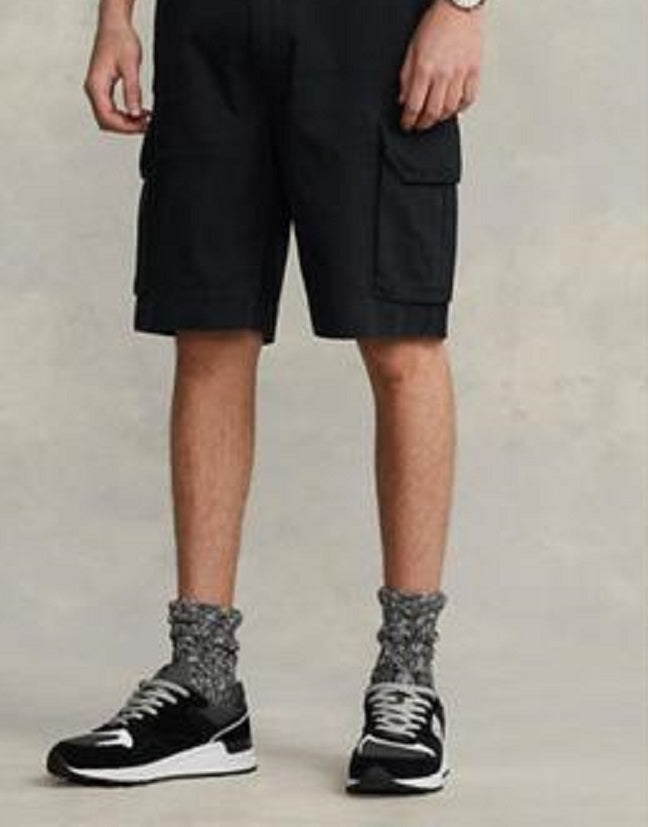 Polo Ralph Lauren Men's 1Relaxed Fit Twill Cargo Short Black Size 38