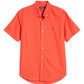 Polo Ralph Lauren Men's Short Sleeve Cotton Button Down Shirt Red Size Medium