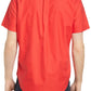 Polo Ralph Lauren Men's Short Sleeve Cotton Button Down Shirt Red Size Medium