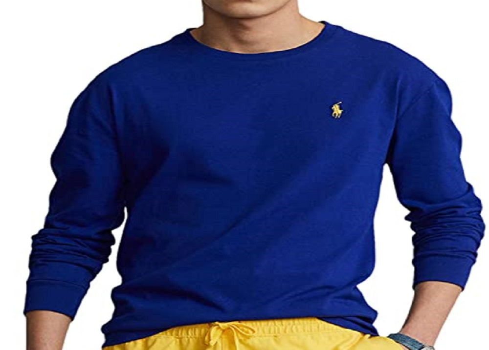 Polo Ralph Lauren Men's Classic Fit Polo Pony Jersey T-Shirt Blue Size XX-Large
