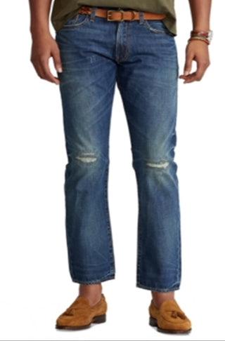 Polo Ralph Lauren Men's Varick Slim Straight Jeans Blue Size 38X30
