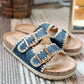 Bamboo - Women's Espadrille Embroidered Sandals