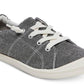 Madden Girl Women's Baailey Lace up Sneakers Gray Size 7.5M