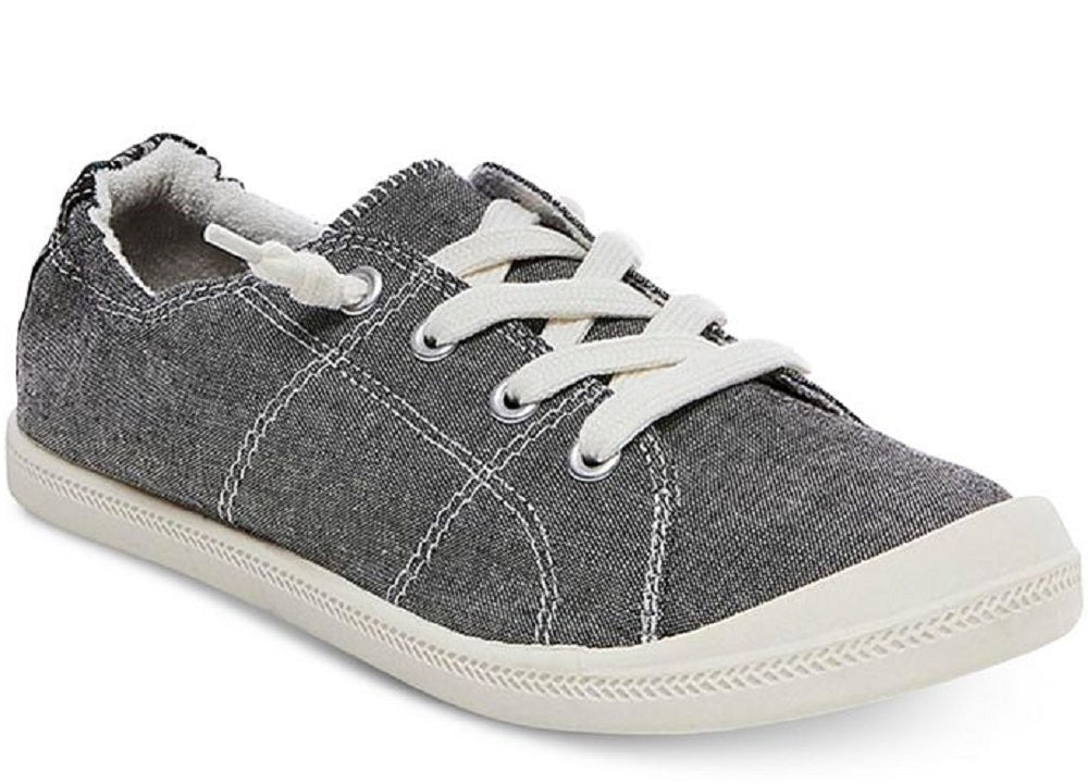 Madden Girl Women's Baailey Lace up Sneakers Gray Size 7.5M