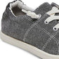 Madden Girl Women's Baailey Lace up Sneakers Gray Size 7.5M