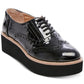 Madden Girl Women's Lace up Fashion Cutesy Low Top Black Size 8