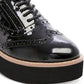 Madden Girl Women's Lace up Fashion Cutesy Low Top Black Size 8