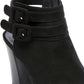 Madden Girl Women's Banquet Peep Toe Shooties Black Size 8 M