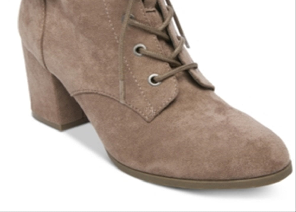 Madden Girl Women's Theoo Lace Up Booties Brown Size 9.5M