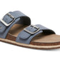 Madden Girl Women's Bundles Double Band Footbed Sandals Gray Size 8.5 M