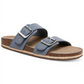 Madden Girl Women's Bundles Double Band Footbed Sandals Gray Size 8.5 M