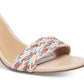 Madden Girl Women's Bella Two Piece Block Heel Sandals Brown Size 10 M