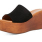 Madden Girl Women's Karmen Flatform Wedges Black Size 7.5 M