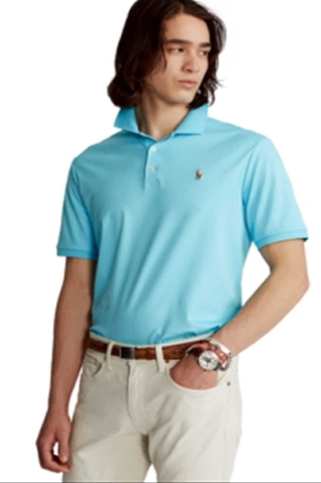 Polo Ralph Lauren Men's Classic Fit Tall And Big T-Shirt Blue Size XX-Large