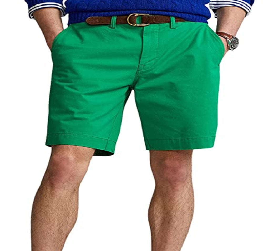 Polo Ralph Lauren Men's Classic Fit Stretch Chino Short Green Size 36
