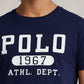 Polo Ralph Lauren Men's Custom Slim Fit Logo Jersey T-Shirt Blue Size Medium