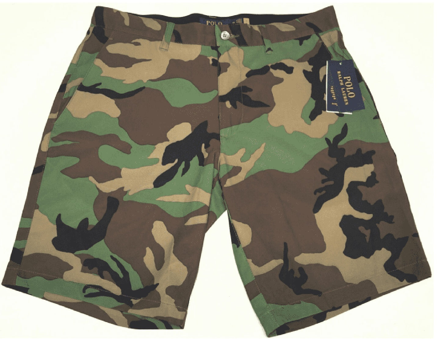 Polo Ralph Lauren Men's Camo All Day Beach Shorts Green Size 42