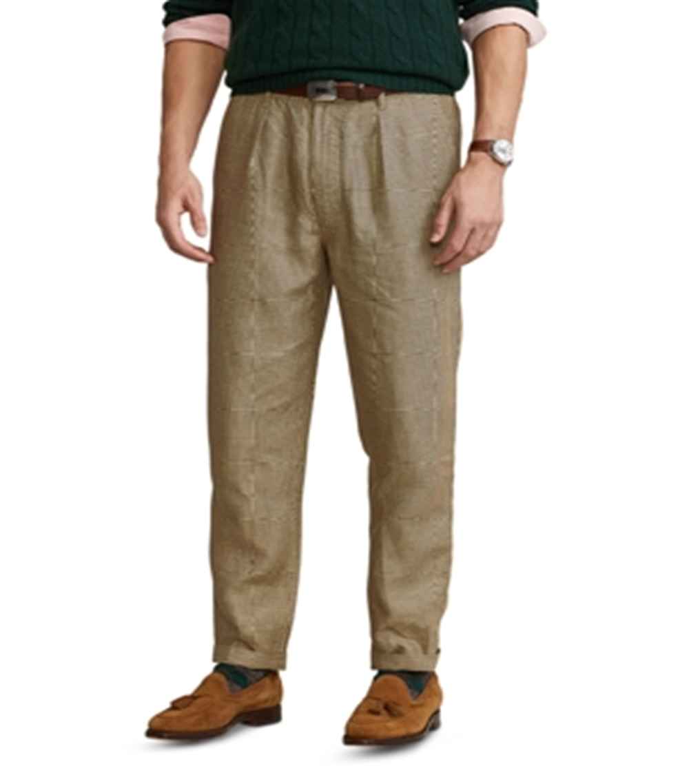 Polo Ralph Lauren Men's Slim Tailored Fit Polo Prepster Pants Brown Size Medium