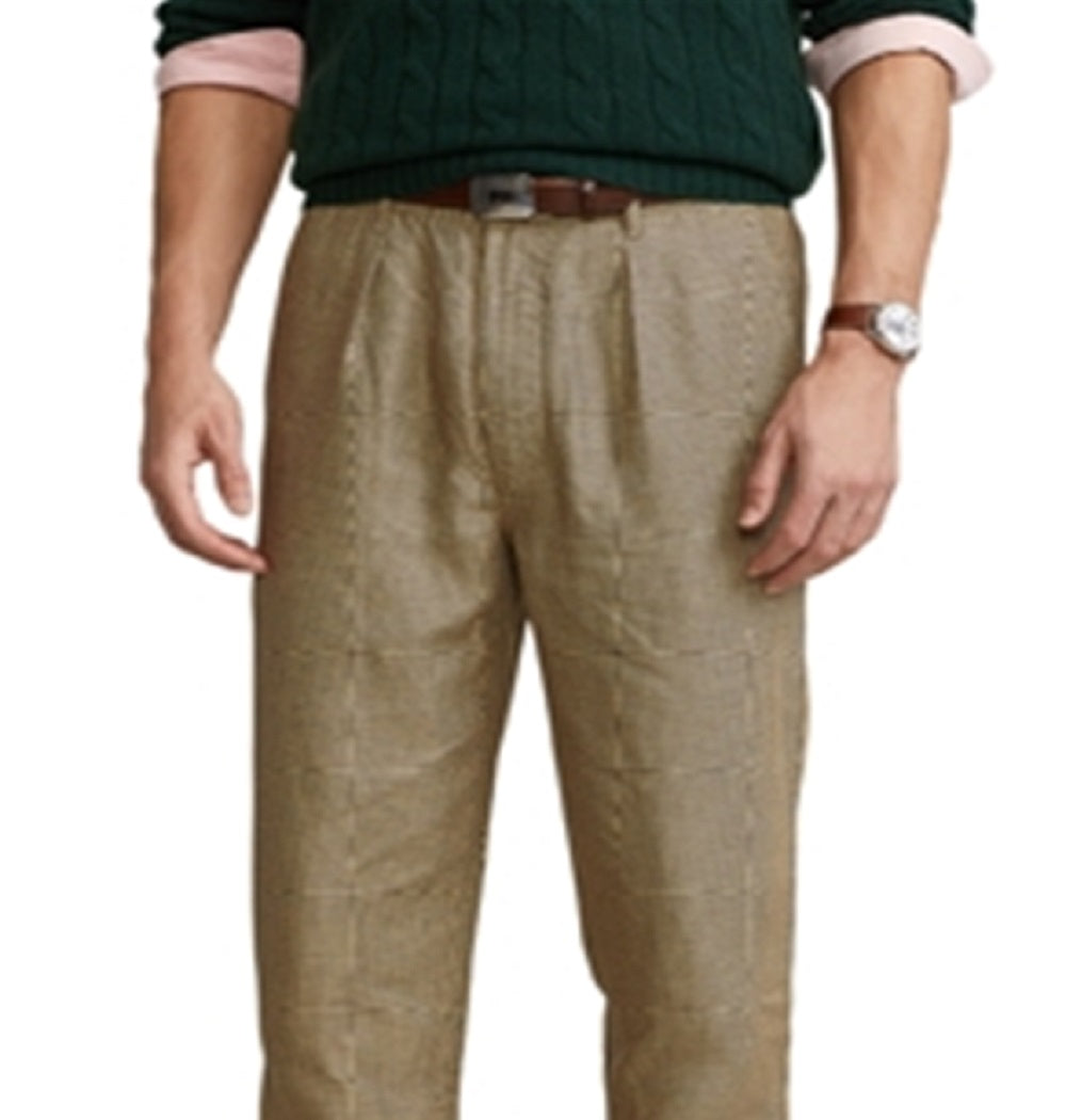 Polo Ralph Lauren Men's Slim Tailored Fit Polo Prepster Pants Brown Size Medium