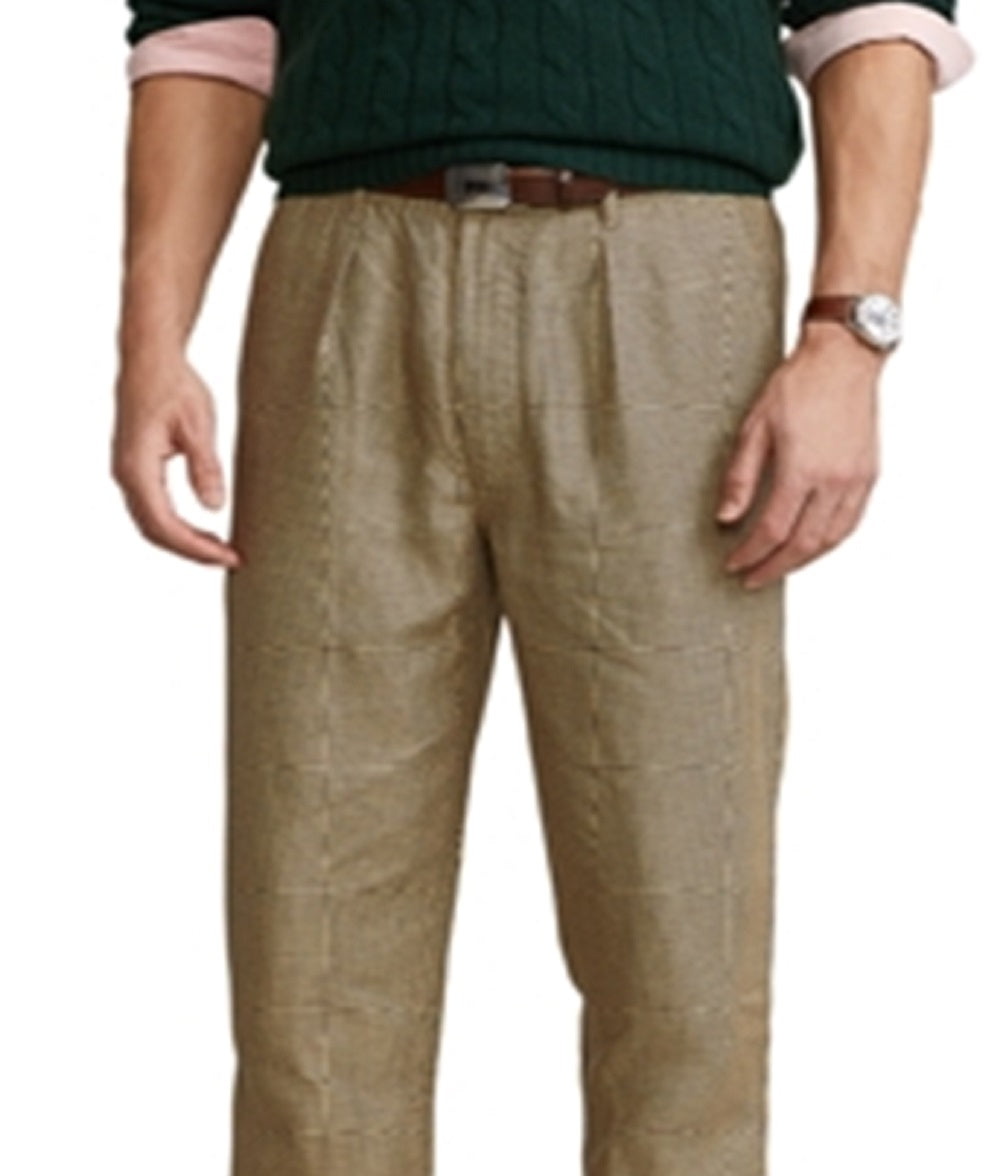 Polo Ralph Lauren Men's Slim Tailored Fit Polo Prepster Pants Brown Size Small