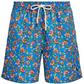 Ralph Lauren Men's Traveler Floral Recycled Polyester Swim Trunks Blue Size X-Large