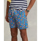Ralph Lauren Men's Traveler Floral Recycled Polyester Swim Trunks Blue Size X-Large