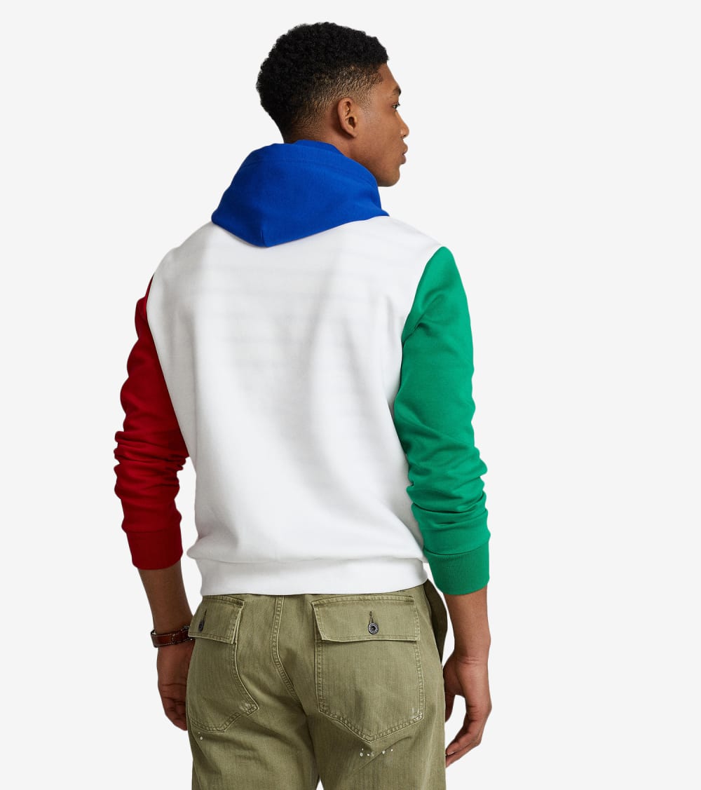 Polo Ralph Lauren Men's Long Sleeve Pullover Hoodie White Size Small