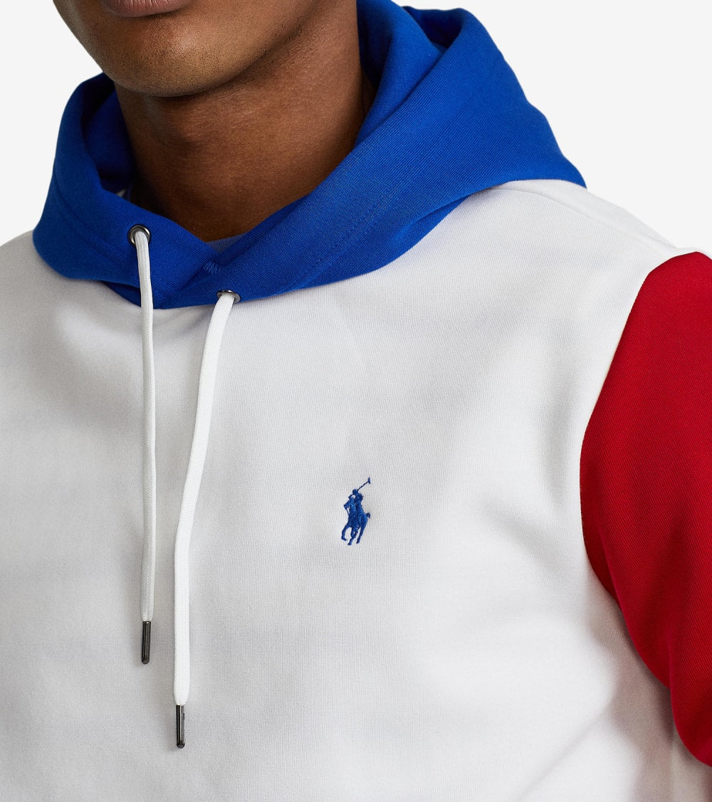 Polo Ralph Lauren Men's Long Sleeve Pullover Hoodie White Size Small