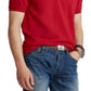 Polo Ralph Lauren Men's Classic Fit Mesh Polo Shirt Red Size Medium