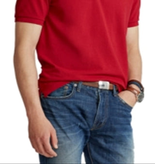 Polo Ralph Lauren Men's Classic Fit Mesh Polo Shirt Red Size Medium