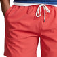 Polo Ralph Lauren Men's Solid Traveler Swim Trunks Red Size Medium